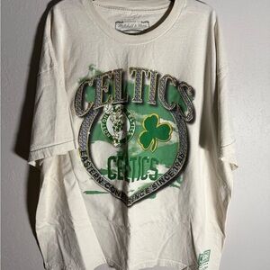 Men’s XXXL Mitchell & Ness Boston Celtics Athleisure Short Sleeve Tee Shirt